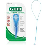 Gum EEZ-Thru - Enhebradores de hilo dental- 1 Pack- Blue